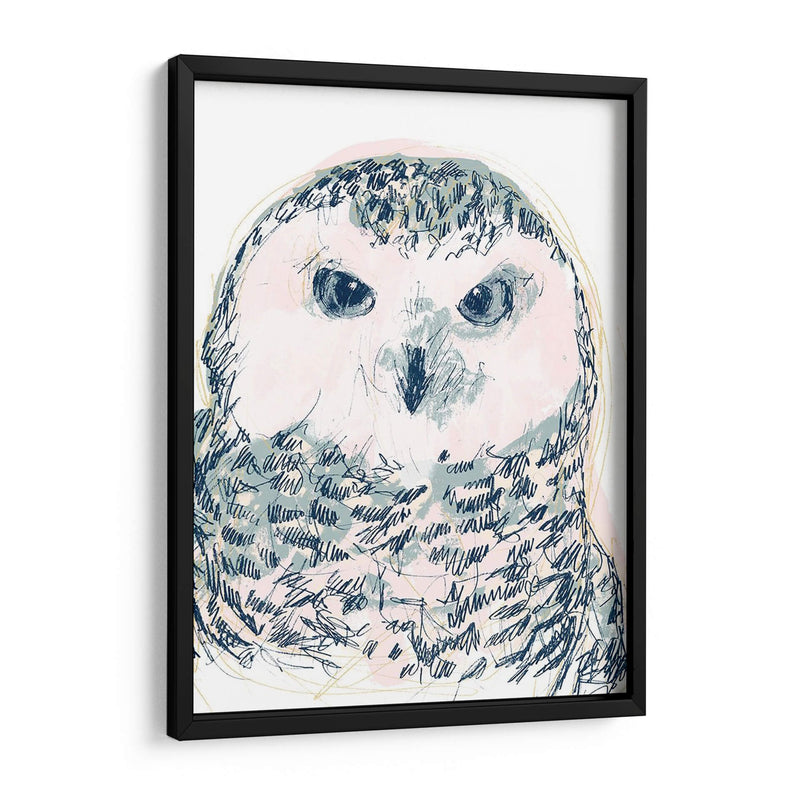 Funky Owl Retrato Iv - June Erica Vess | Cuadro decorativo de Canvas Lab