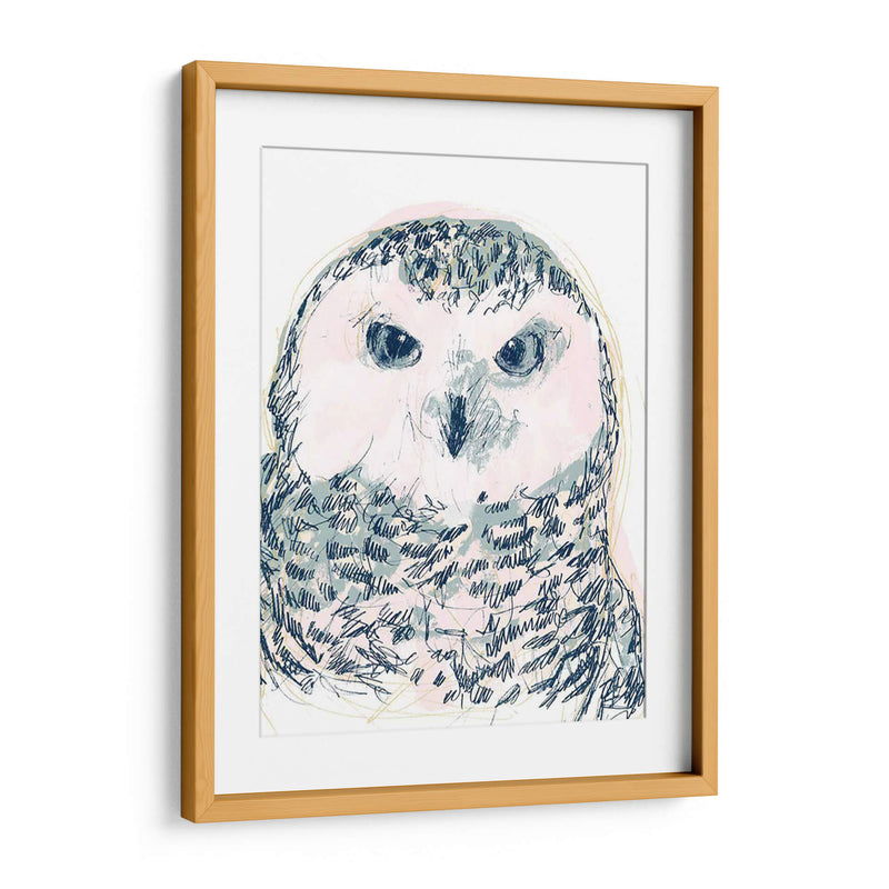 Funky Owl Retrato Iv - June Erica Vess | Cuadro decorativo de Canvas Lab