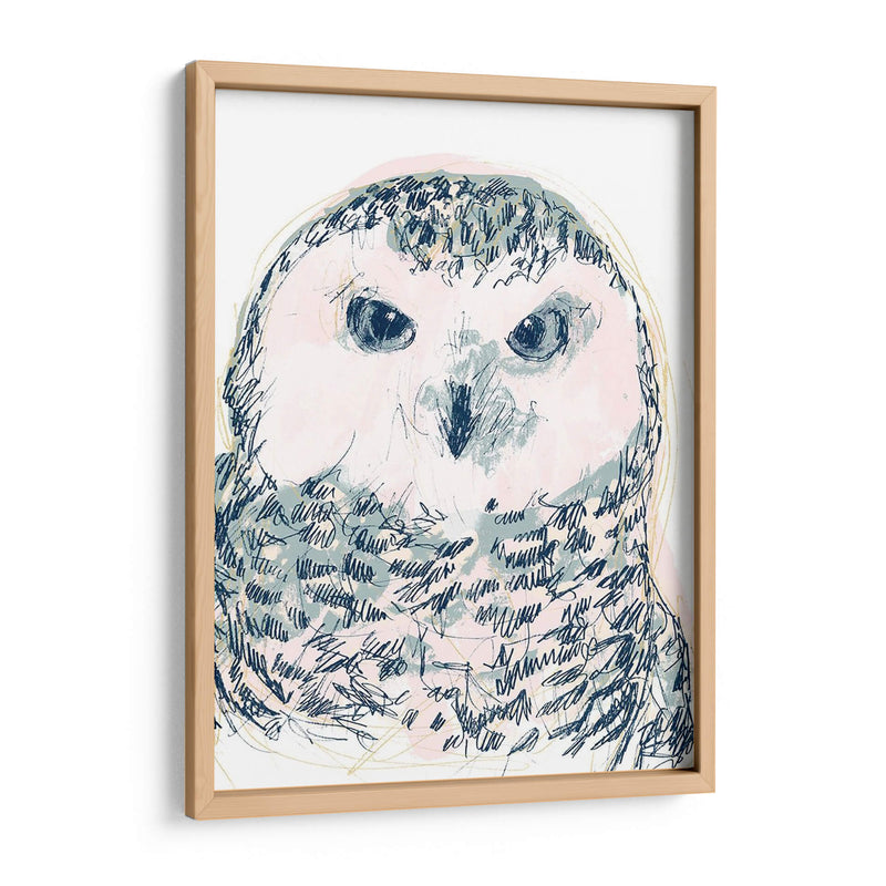 Funky Owl Retrato Iv - June Erica Vess | Cuadro decorativo de Canvas Lab