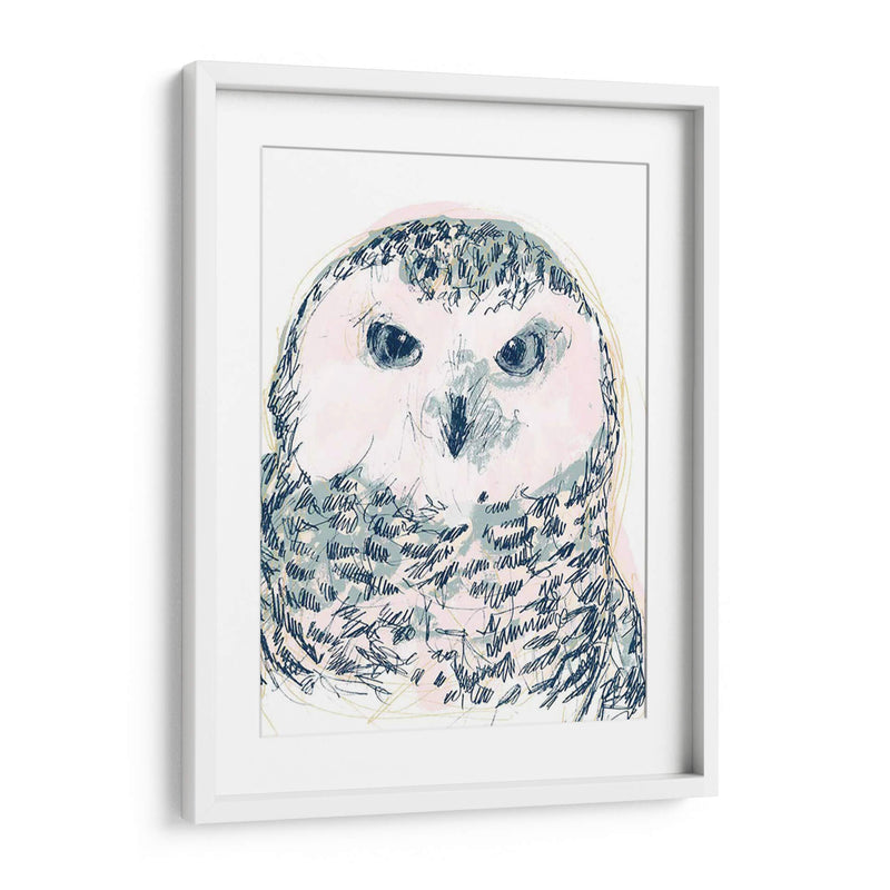 Funky Owl Retrato Iv - June Erica Vess | Cuadro decorativo de Canvas Lab