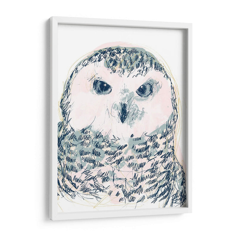 Funky Owl Retrato Iv - June Erica Vess | Cuadro decorativo de Canvas Lab