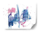 Indigo Y Magenta Splash I - Jennifer Goldberger | Cuadro decorativo de Canvas Lab