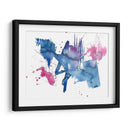Indigo Y Magenta Splash Ii - Jennifer Goldberger | Cuadro decorativo de Canvas Lab