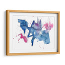 Indigo Y Magenta Splash Ii - Jennifer Goldberger | Cuadro decorativo de Canvas Lab