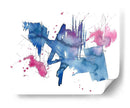 Indigo Y Magenta Splash Ii - Jennifer Goldberger | Cuadro decorativo de Canvas Lab