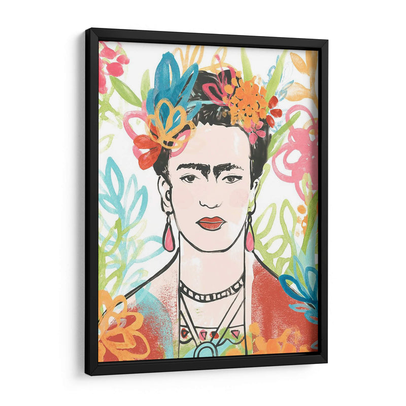 Retrato De Frida Ii - June Erica Vess | Cuadro decorativo de Canvas Lab