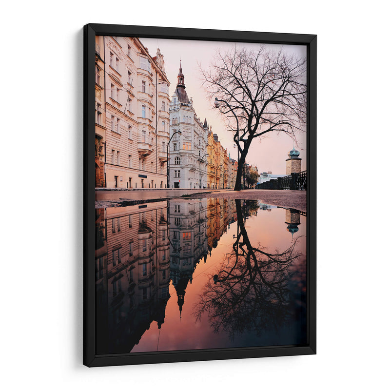 Reflejos de Praga | Cuadro decorativo de Canvas Lab