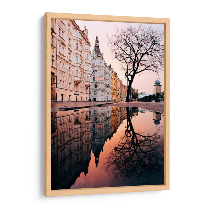 Reflejos de Praga | Cuadro decorativo de Canvas Lab