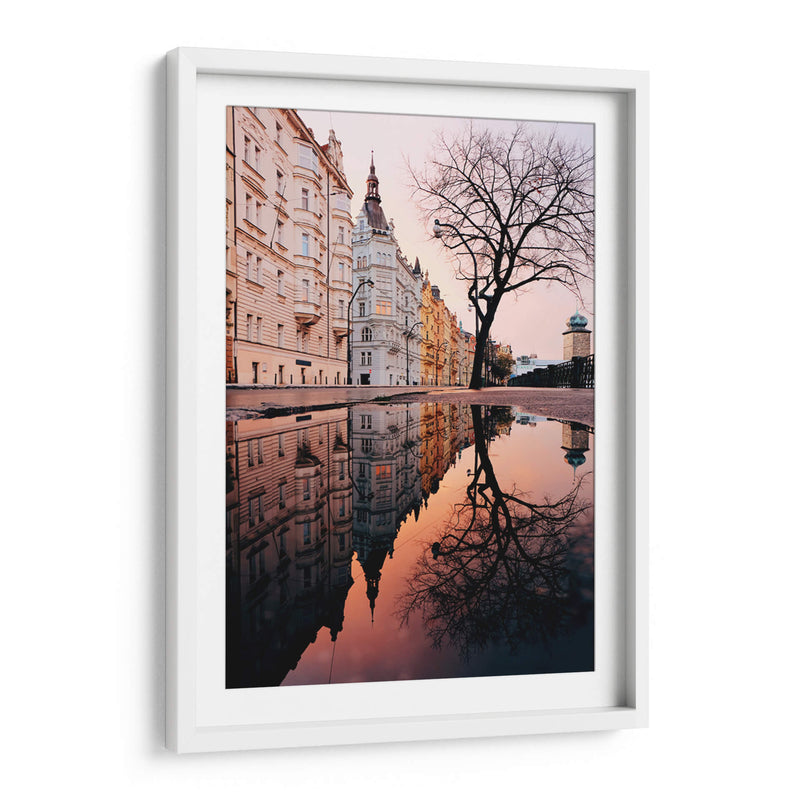 Reflejos de Praga | Cuadro decorativo de Canvas Lab