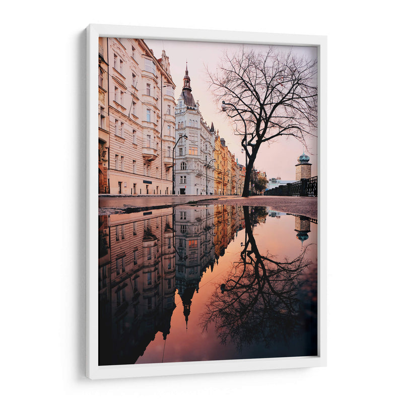 Reflejos de Praga | Cuadro decorativo de Canvas Lab