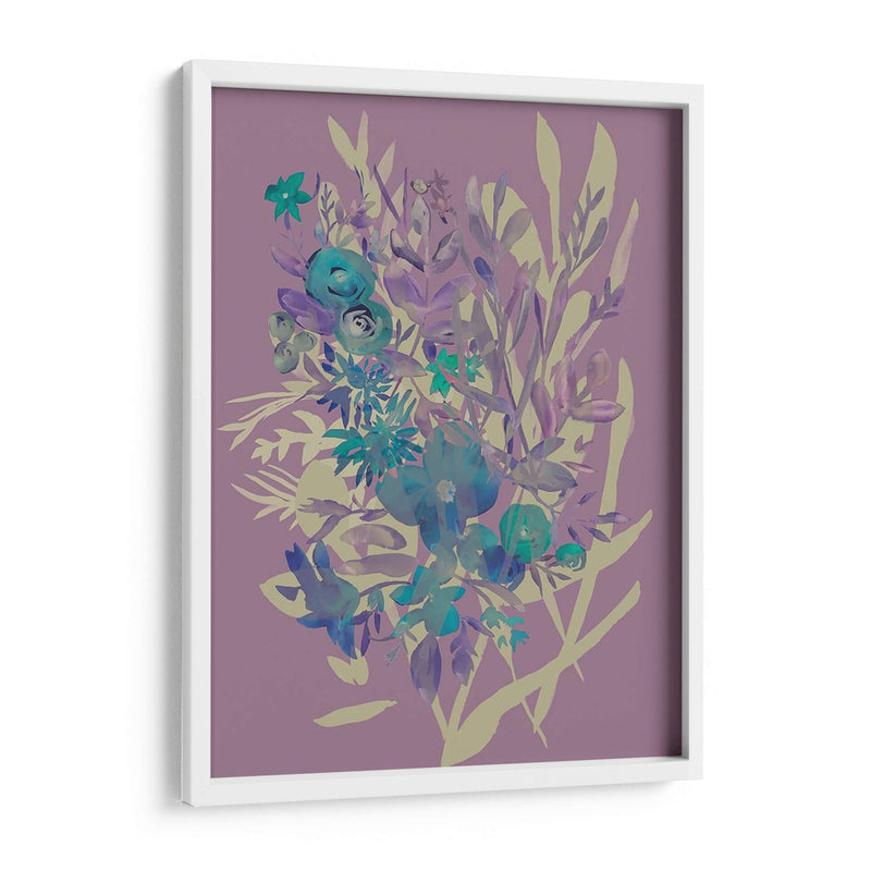 Flores De Pizarra En Mauve I - Chariklia Zarris | Cuadro decorativo de Canvas Lab