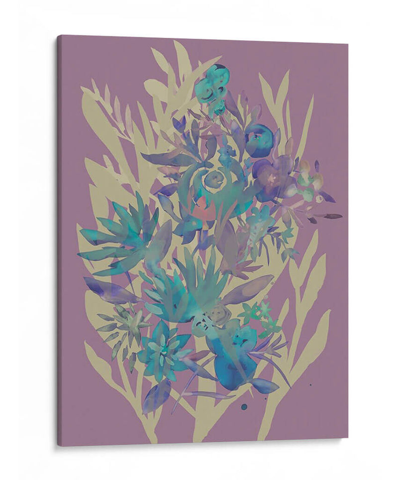 Flores De Pizarra En Mauve Ii - Chariklia Zarris | Cuadro decorativo de Canvas Lab