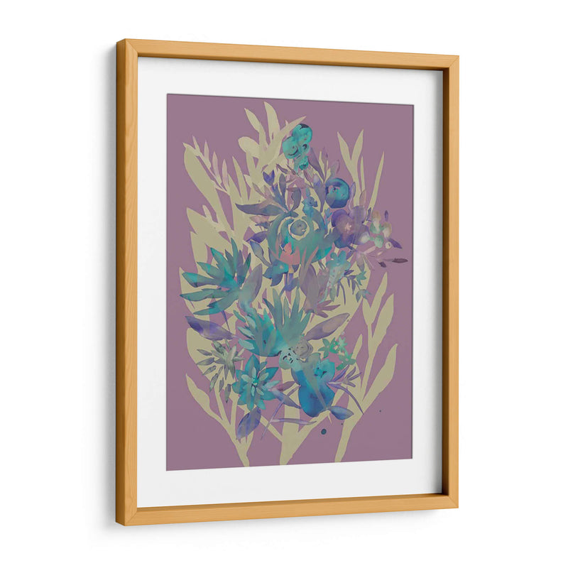 Flores De Pizarra En Mauve Ii - Chariklia Zarris | Cuadro decorativo de Canvas Lab