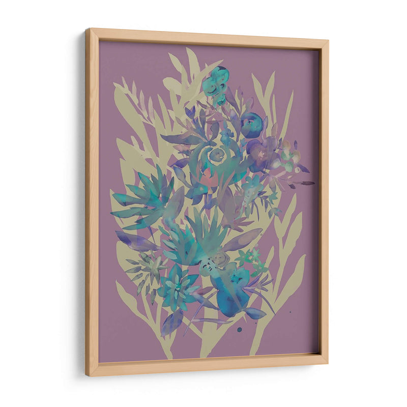 Flores De Pizarra En Mauve Ii - Chariklia Zarris | Cuadro decorativo de Canvas Lab