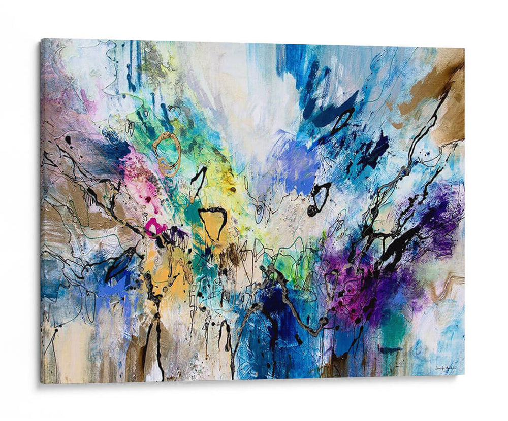 Arco Iris Azul V - Jennifer Gardner | Cuadro decorativo de Canvas Lab
