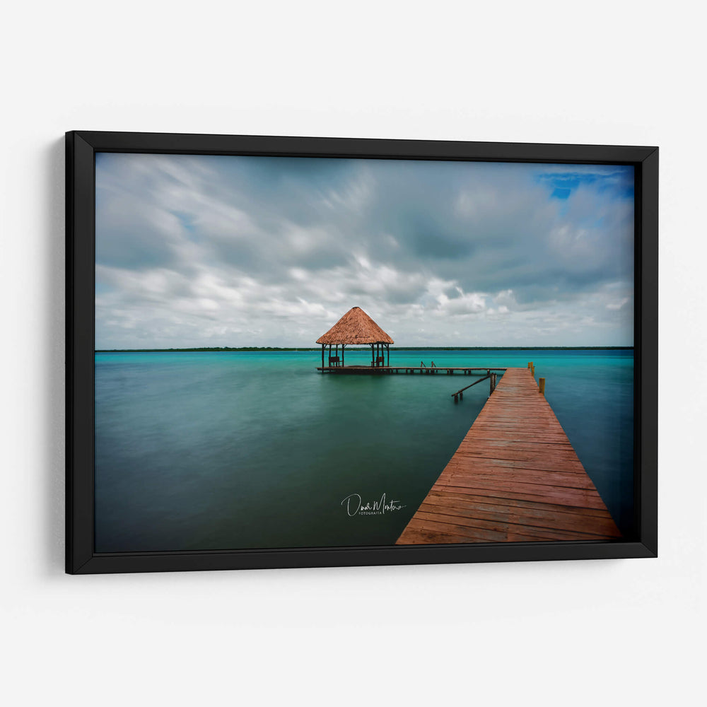 Embarcadero Bacalar - Omar Montero | Cuadro decorativo de Canvas Lab