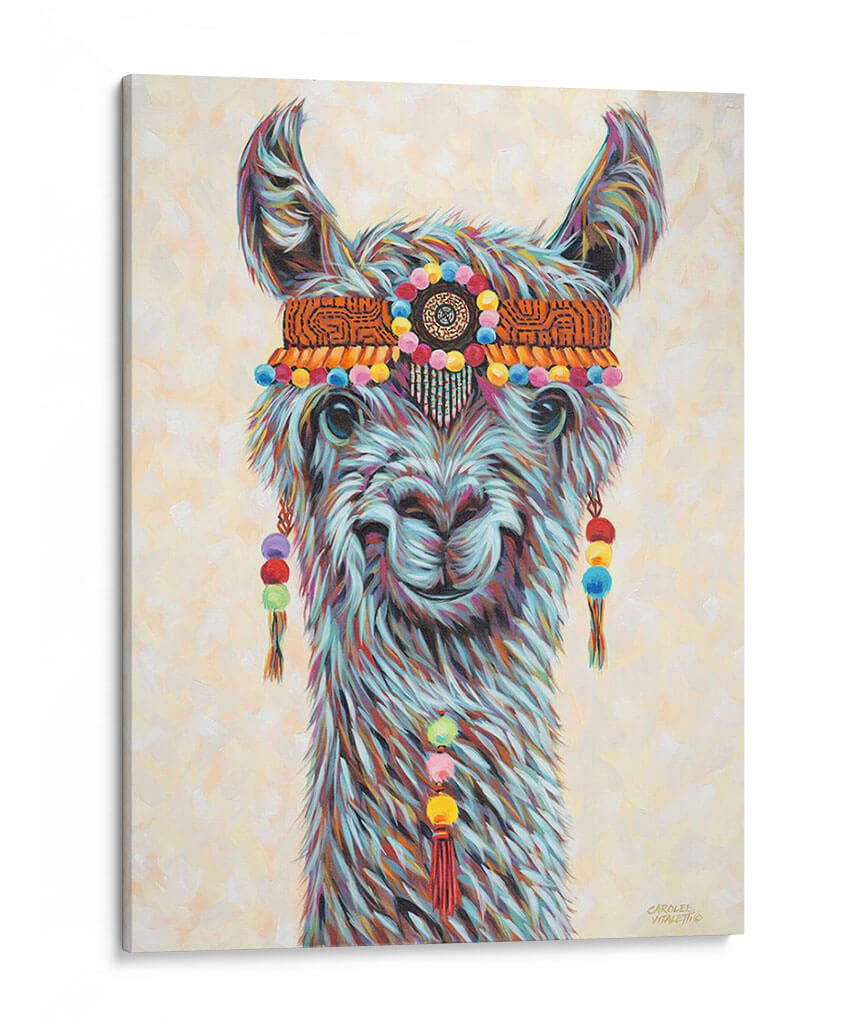 Hippie Llama I - Carolee Vitaletti | Cuadro decorativo de Canvas Lab