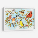 Pájaros Y Bayas V - Jane Maday | Cuadro decorativo de Canvas Lab