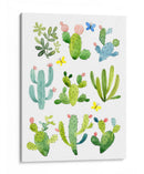 Cactus Feliz - Jane Maday | Cuadro decorativo de Canvas Lab
