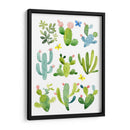 Cactus Feliz - Jane Maday | Cuadro decorativo de Canvas Lab