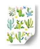Cactus Feliz - Jane Maday | Cuadro decorativo de Canvas Lab