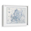 Europa En Tonos De Azul - Vision Studio | Cuadro decorativo de Canvas Lab