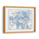 Asia En Tonos De Azul - Vision Studio | Cuadro decorativo de Canvas Lab