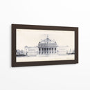 Les Grand Prix De Roma En Blue Ii - LeDeley | Cuadro decorativo de Canvas Lab