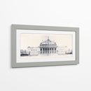 Les Grand Prix De Roma En Blue Ii - LeDeley | Cuadro decorativo de Canvas Lab
