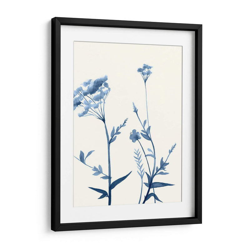 Indigo Wildflowers I - Jennifer Goldberger | Cuadro decorativo de Canvas Lab