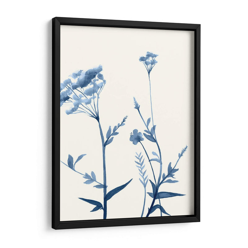 Indigo Wildflowers I - Jennifer Goldberger | Cuadro decorativo de Canvas Lab