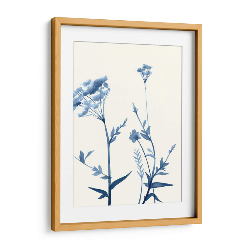 Indigo Wildflowers I - Jennifer Goldberger | Cuadro decorativo de Canvas Lab