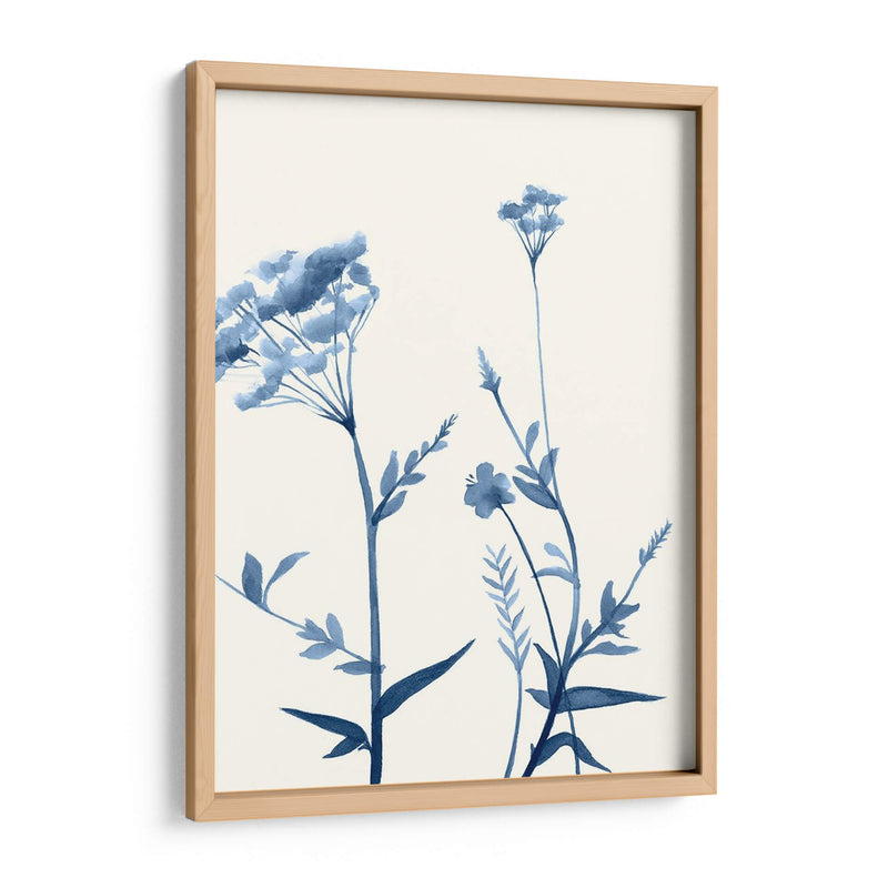 Indigo Wildflowers I - Jennifer Goldberger | Cuadro decorativo de Canvas Lab