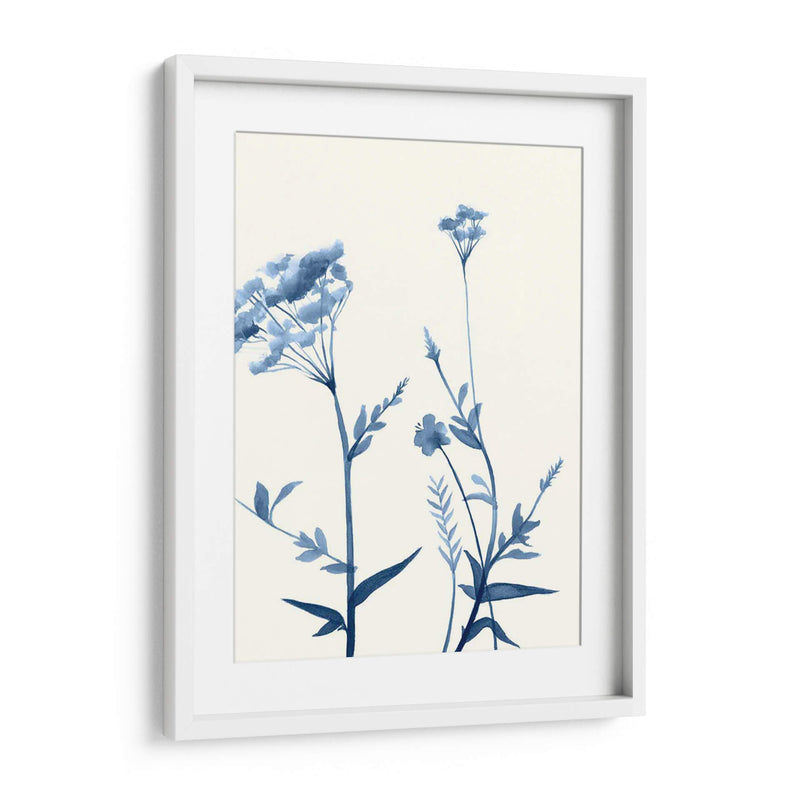 Indigo Wildflowers I - Jennifer Goldberger | Cuadro decorativo de Canvas Lab