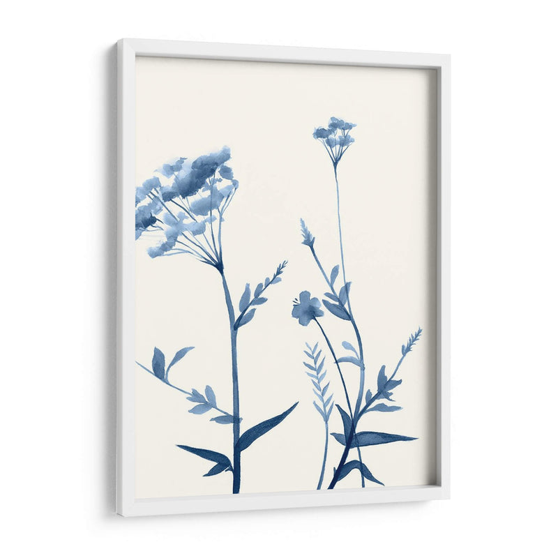 Indigo Wildflowers I - Jennifer Goldberger | Cuadro decorativo de Canvas Lab