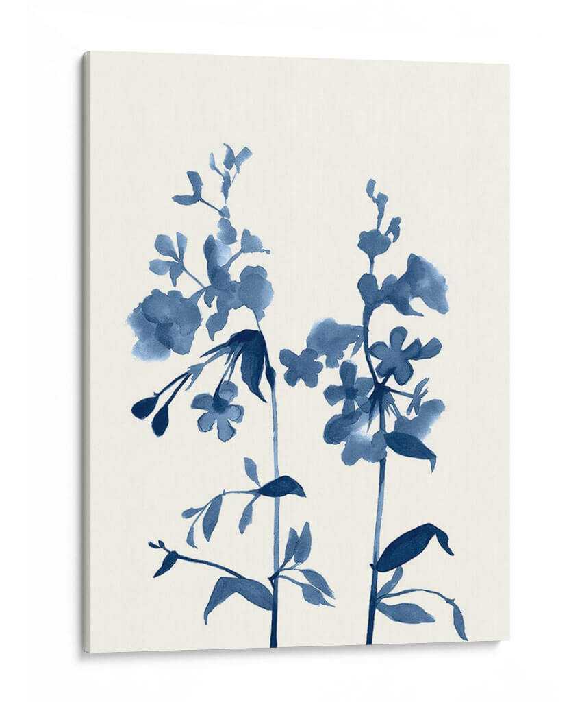 Indigo Wildflowers Iii - Jennifer Goldberger | Cuadro decorativo de Canvas Lab