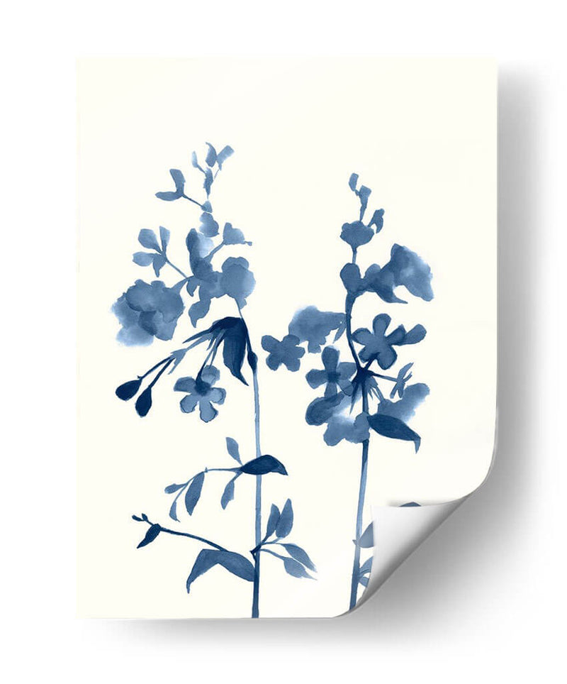 Indigo Wildflowers Iii - Jennifer Goldberger | Cuadro decorativo de Canvas Lab