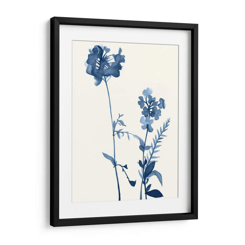 Indigo Wildflowers V - Jennifer Goldberger | Cuadro decorativo de Canvas Lab