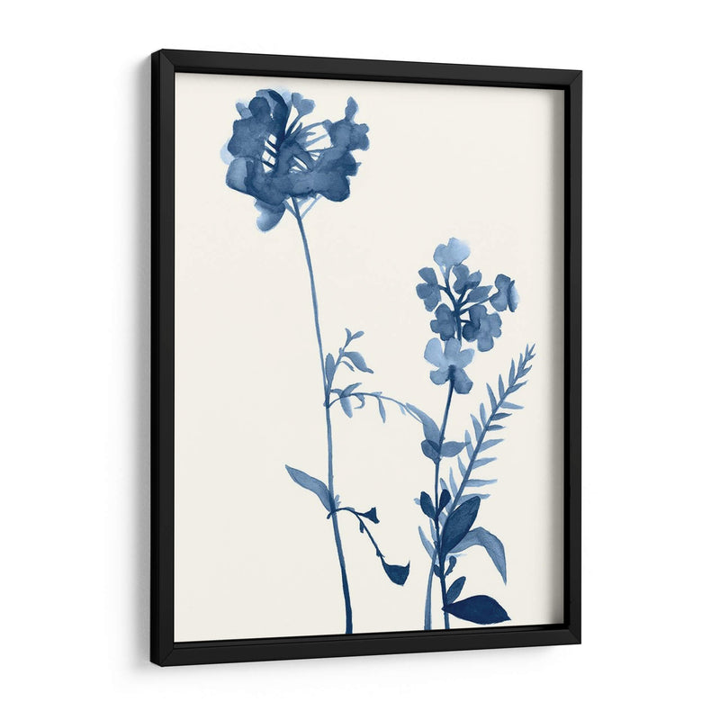 Indigo Wildflowers V - Jennifer Goldberger | Cuadro decorativo de Canvas Lab