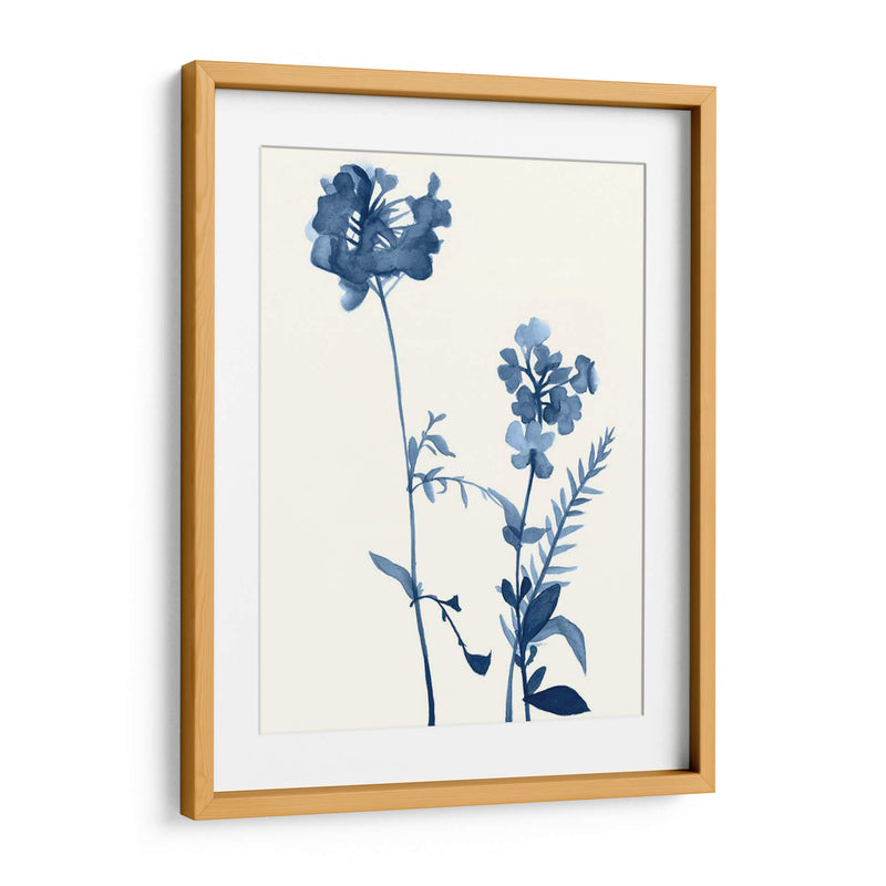 Indigo Wildflowers V - Jennifer Goldberger | Cuadro decorativo de Canvas Lab