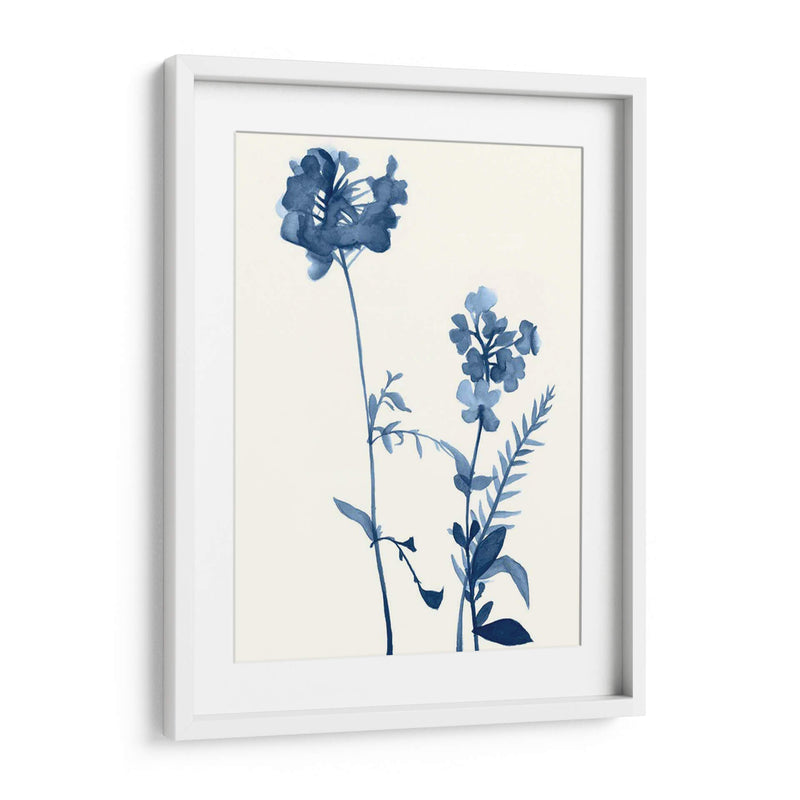 Indigo Wildflowers V - Jennifer Goldberger | Cuadro decorativo de Canvas Lab