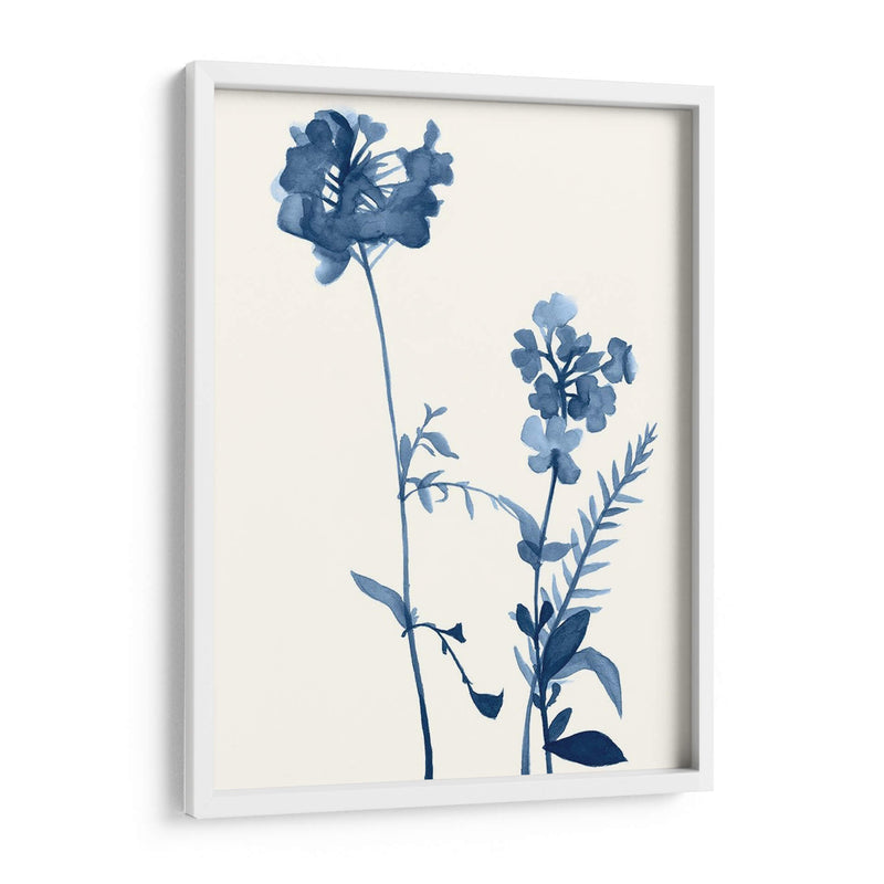 Indigo Wildflowers V - Jennifer Goldberger | Cuadro decorativo de Canvas Lab