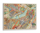 Mapa Moderno De Boston - Nikki Galapon | Cuadro decorativo de Canvas Lab