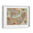 Mapa Moderno De Boston - Nikki Galapon | Cuadro decorativo de Canvas Lab