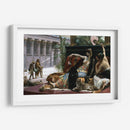 Cleopatra probando venenos en prisioneros condenados - Alexandre Cabanel | Cuadro decorativo de Canvas Lab