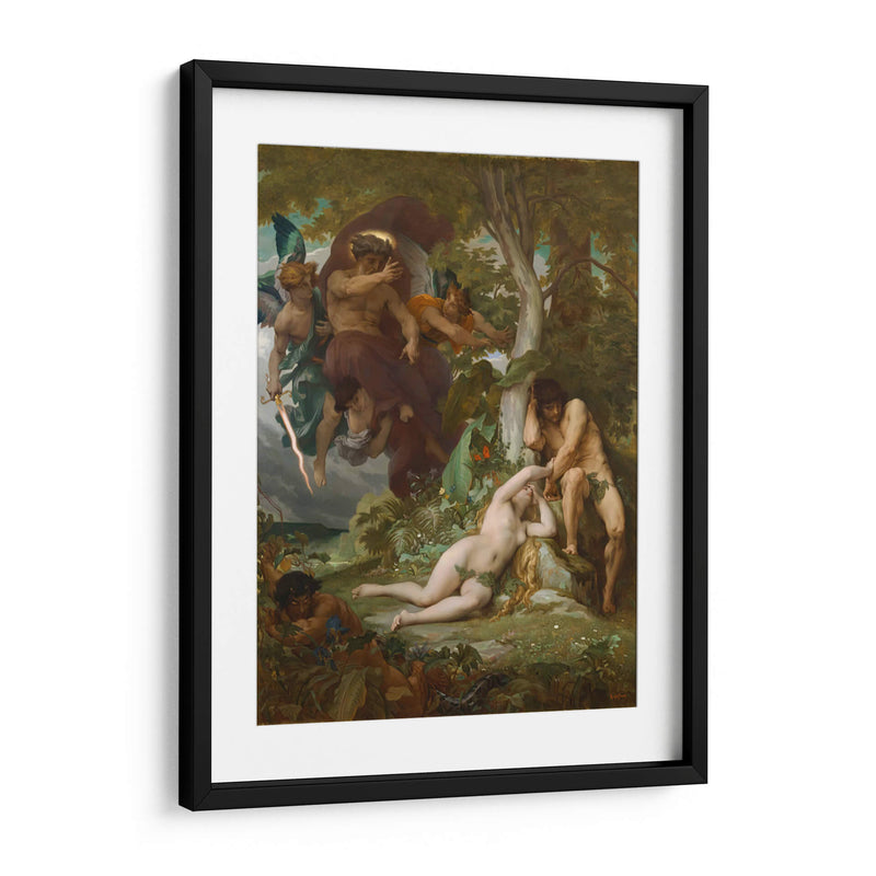 La expulsión de Adán y Eva - Alexandre Cabanel | Cuadro decorativo de Canvas Lab