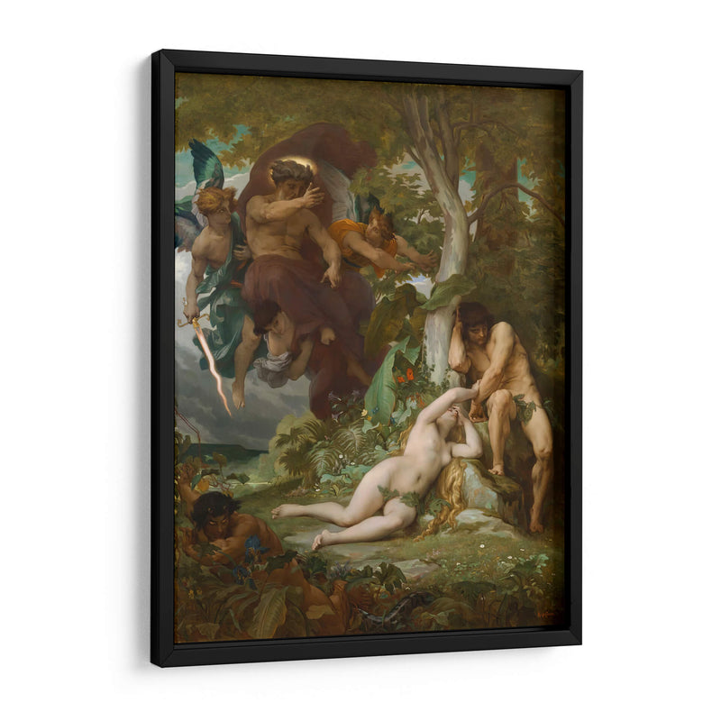 La expulsión de Adán y Eva - Alexandre Cabanel | Cuadro decorativo de Canvas Lab