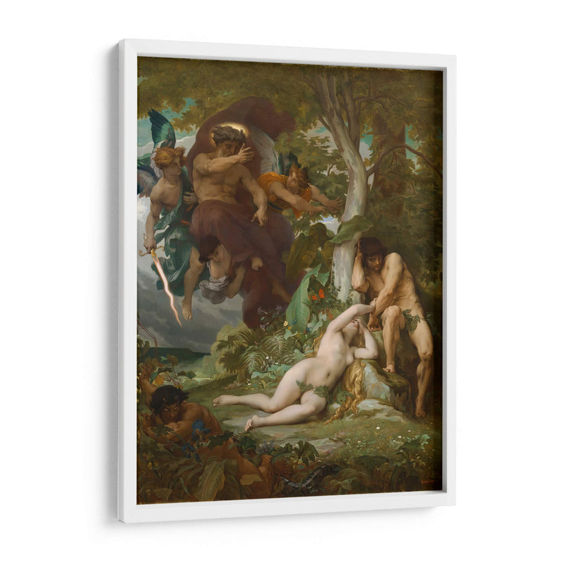 La expulsión de Adán y Eva - Alexandre Cabanel | Cuadro decorativo de Canvas Lab