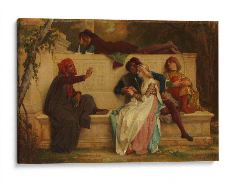 Poeta florentino - Alexandre Cabanel | Cuadro decorativo de Canvas Lab