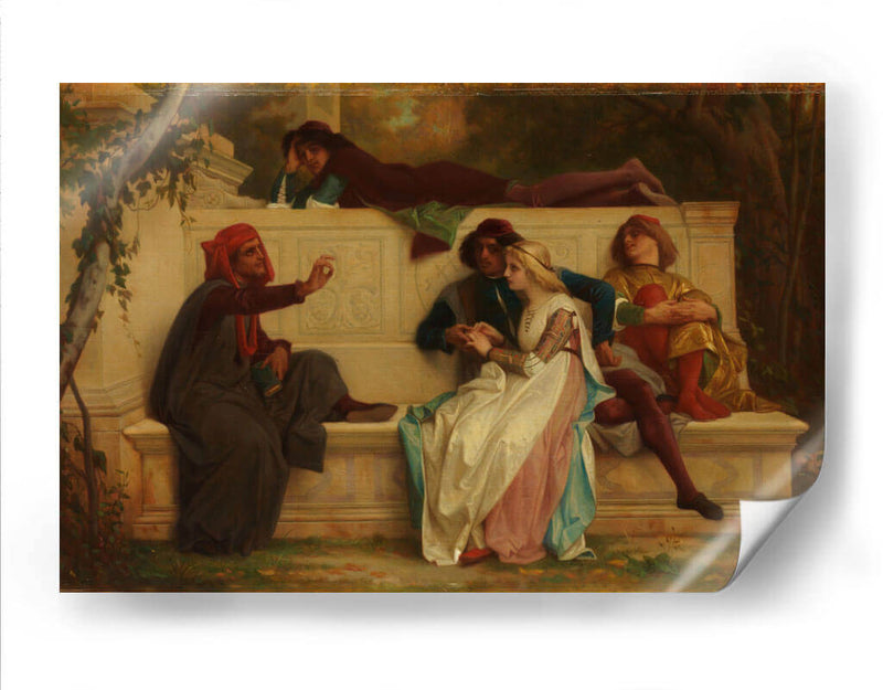 Poeta florentino - Alexandre Cabanel | Cuadro decorativo de Canvas Lab